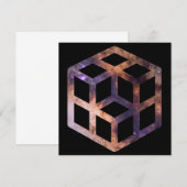 Astro Geometry Einladung (Vorne/Hinten)