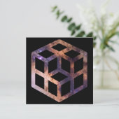 Astro Geometry Einladung (Stehend Vorderseite)