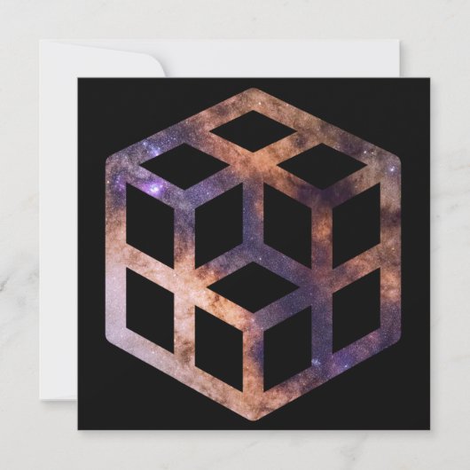 Astro Geometry Einladung (Vorderseite)