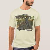 Astro, Greyhound Rescue T-Shirt (Vorderseite)