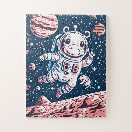 Astro Hippo Puzzle (Vertikal)