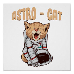 Astro-Katze Poster