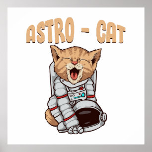 Astro-Katze Poster