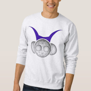 ASTRO-KOPF-Stoßfänger mit Rückdruck Sweatshirt