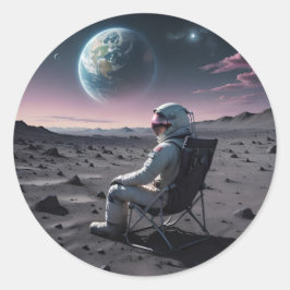 Astro Leisure Runder Aufkleber