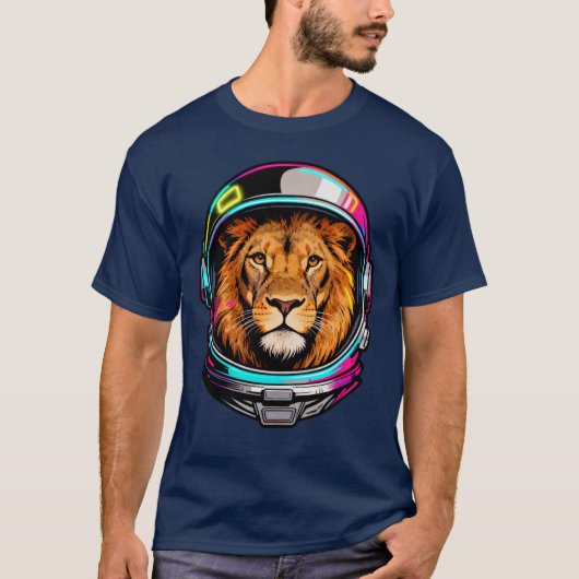 Astro Lion Color. T-Shirt (Vorderseite)