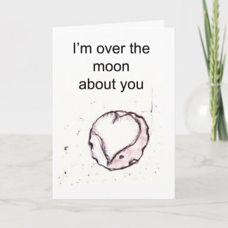 Astro-naughty Valentines Card Feiertagskarte