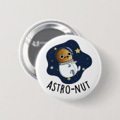 Astro-Nuss Astronautenpun Button (Vorne & Hinten)