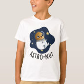 Astro-Nuss Astronautenpun T-Shirt (Vorderseite)
