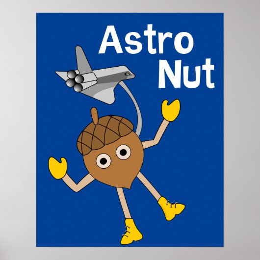 Astro Nut Poster (Vorne)