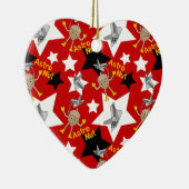 Astro Nut Stars Keramik Ornament (Rechts)