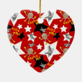 Astro Nut Stars Keramik Ornament (Hinten)