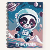 Astro Panda Notizblock (Vorderseite)