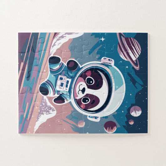 Astro Panda Puzzle (Horizontal)