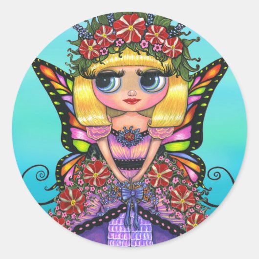 Astro Petunia Fairy Sticker (Vorderseite)