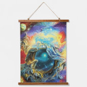 Astro Physics Wall Tapestry Wandteppich Mit Holzrahmen (Vorderseite)