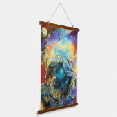 Astro Physics Wall Tapestry Wandteppich Mit Holzrahmen (Gewinkelt)