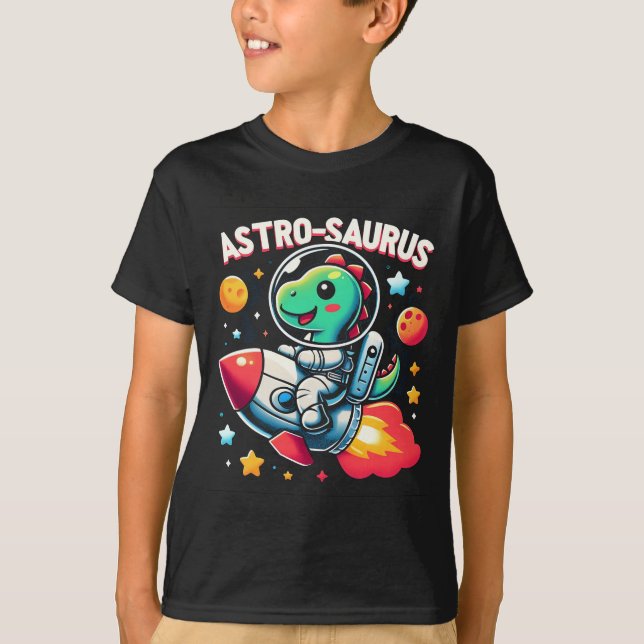 "Astro-Saurus" der Kinder - Adorable Dinosaurier A T-Shirt (Vorderseite)