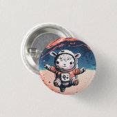 Astro Sheep Button (Vorne & Hinten)