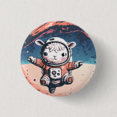 Astro Sheep Button (Vorderseite)