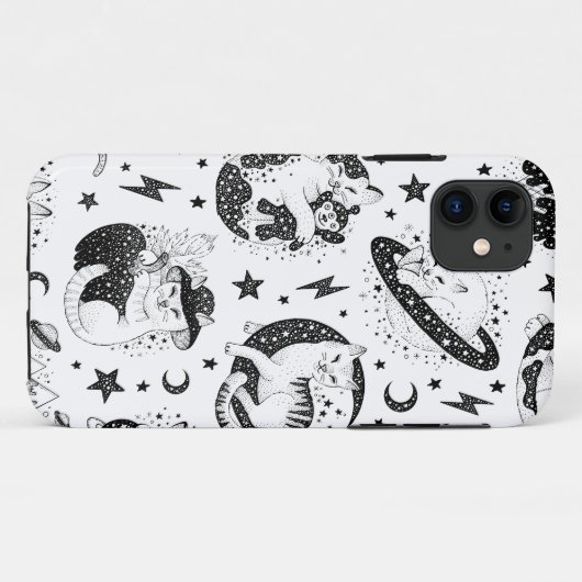 Astro Solar Kittens für Astrologie Katzenliebhaber Case-Mate iPhone Hülle (Rückseite (Horizontal))