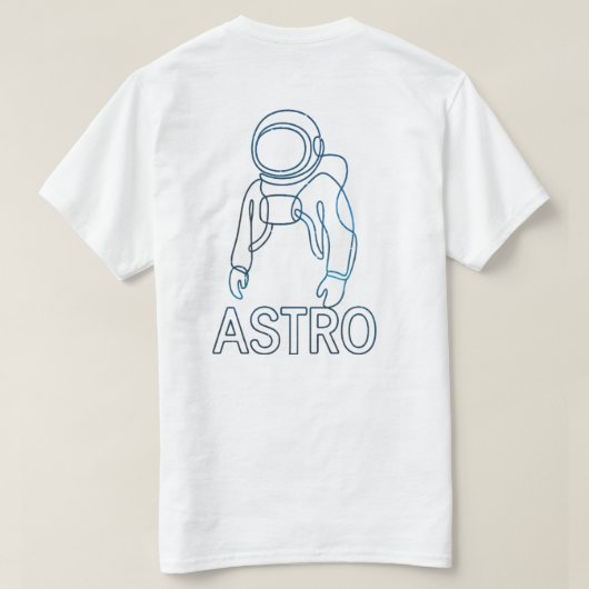 Astro T-Shirt (Design Rückseite)