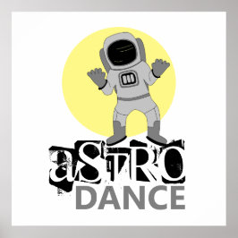Astro-Tanz, Astronaut Poster