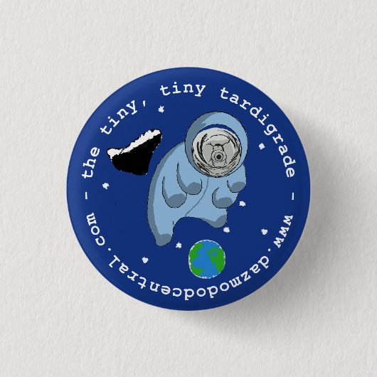 Astro Tardigrade Knopf Button (Vorderseite)