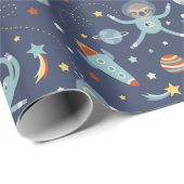 Astro Trägheiten Geschenkpapier (Rolleneckpunkt)