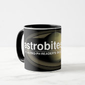 Astrobites Tasse - Saturn (dunkler Hintergrund) (Vorderseite Links)