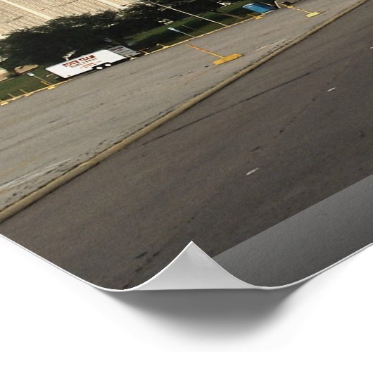 Astrodome Sportkomplex, Südtexas, USA Poster (Ecke)