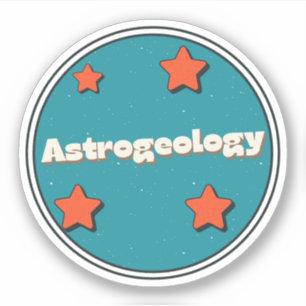 Astrogeologie Aufkleber