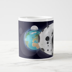 Astroide Auswirkungen auf den Planeten Erde! Jumbo-Tasse