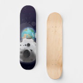 Astroide Auswirkungen auf den Planeten Erde! Skateboard (Vorderseite)
