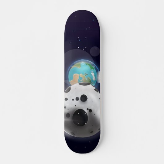 Astroide Auswirkungen auf den Planeten Erde! Skateboard (Vorne)