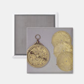 Astrolabe, 1216 magnet (Vorderseite/Rückseite)