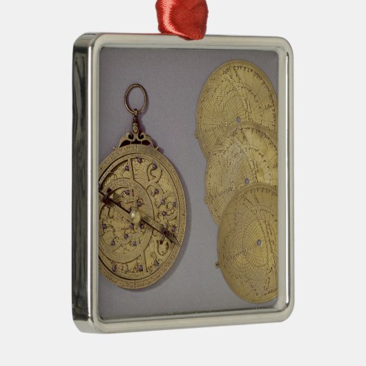 Astrolabe, 1216 silbernes ornament (Rechts)
