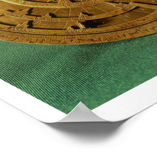 Astrolabium (Kupfer) Poster (Ecke)