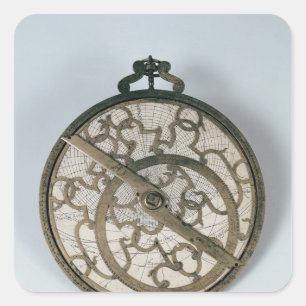 Astrolabium Quadratischer Aufkleber