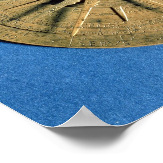 Astrolabium zur Berechnung von Horoskopen, Poster (Ecke)