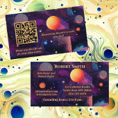 Astrologe Numerologin Celestial Psychic Healer Visitenkarte