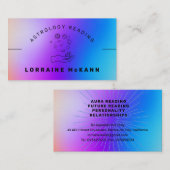 ASTROLOGER Astrologie Lesen AURA Visitenkarte (Vorne/Hinten)