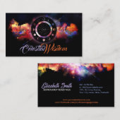 Astrologer Glown Zodiac Wheel Visitenkarte (Vorne/Hinten)