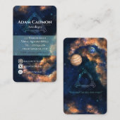 Astrologer kosmische Himmelskarte kunstvolle Visit Visitenkarte (Vorne/Hinten)