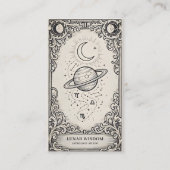 Astrologer Vintage Celestial Astrology Studio Visitenkarte (Vorderseite)