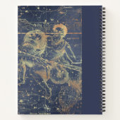 Astrologie Aquarius Horoskop Sketchbook mit Namen Notizblock (Rückseite)