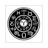 Astrologie Aries Ram Zodiac Design Gummi Briefmark Gummistempel (Prägung)