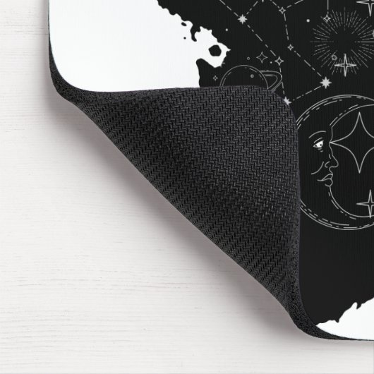 ASTROLOGIE(B&W)-MAUSPAD MOUSEPAD (Ecke)