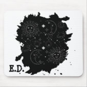 ASTROLOGIE(B&W)-MAUSPAD MOUSEPAD (Vorne)