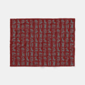 Astrologie bedeckt Horoskop-Geschenke - fertigen Fleecedecke (Vorderseite (Horizontal))